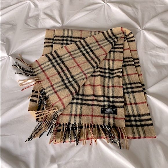 COPY - Cashmere Burberry Scarf - Picture 1 of 3